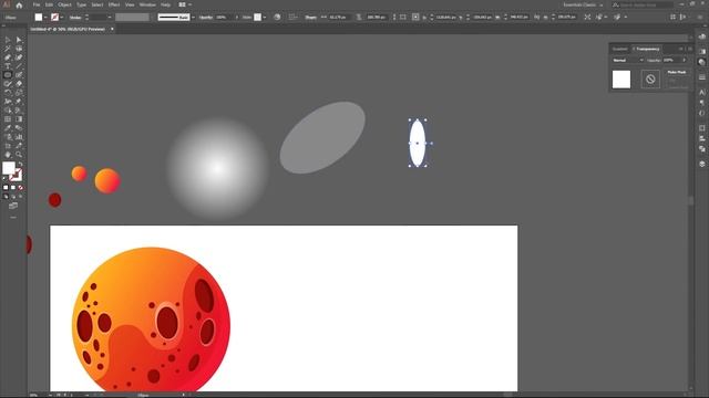 Рисуем планету в Adobe Illustrator. Уроки Adobe Illustrator