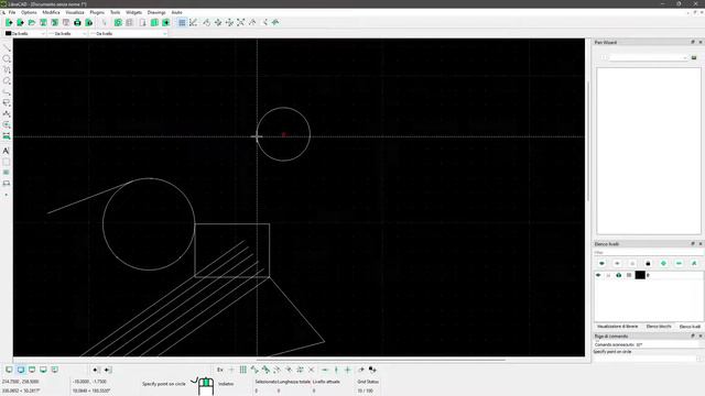 LibreCAD - Lezione 03 - Disegnare Linee e Forme Vettoriali 2D Semplici, Parametri, Barra Opzioni смотреть онлайн