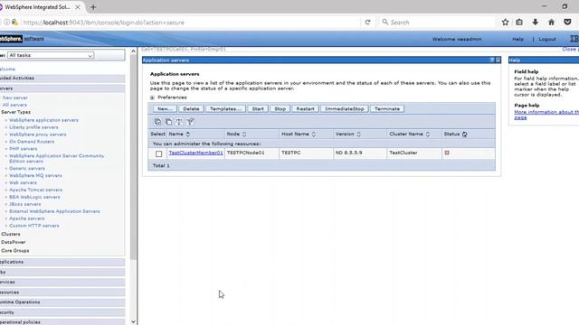 IBM Websphere Application Server Heap size configuration смотреть онлайн