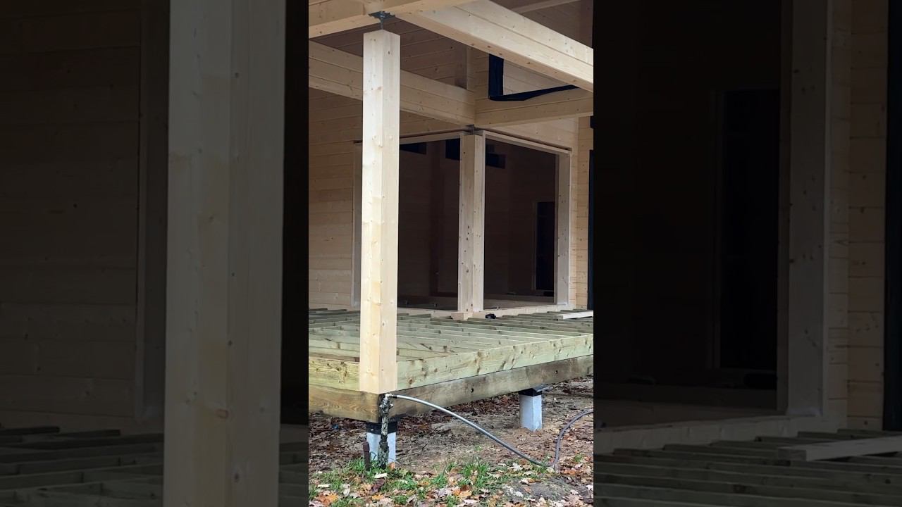 Скорость строительства дома | Свайный фундамент #строительстводомов #загородныйдом #частныйдом смотреть онлайн