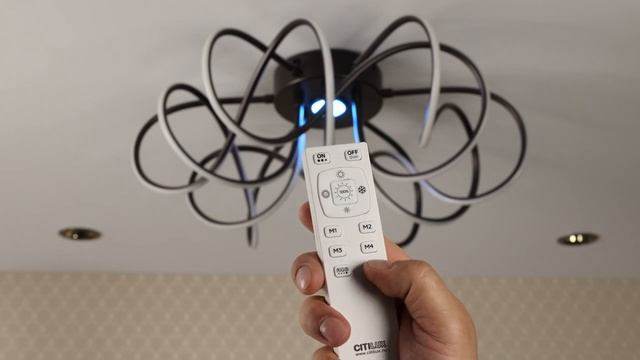 Современные светодиодные светильники CITILUX CL229 Мишель с пультом и RGB подсветкой смотреть онлайн