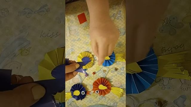 «Сказочная птичка» объемная аппликация смотреть онлайн