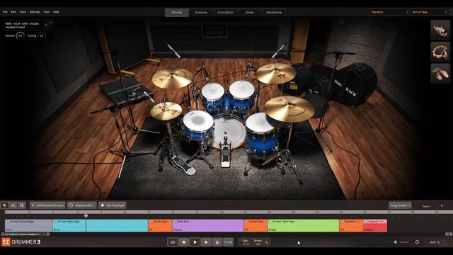 EzDrummer 3 - Pop Rock EZX (EzDrummer 1 Core Library) - PRESETS