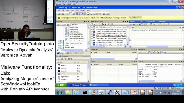 Dynamic Malware Analysis D2P17 Malware Functionality Lab SetWindowsHookEx смотреть онлайн