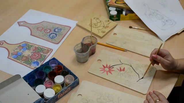 Мастер-класс "Декоративная роспись разделочной доски" смотреть онлайн