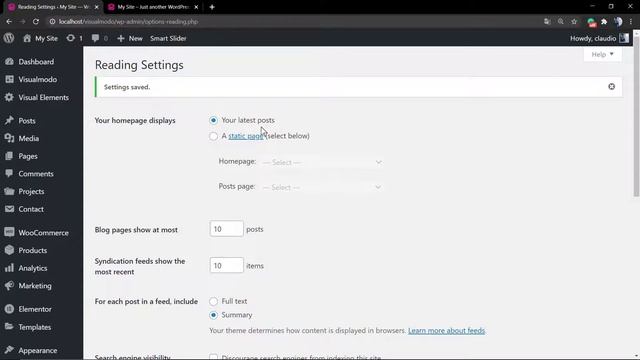 How To Setup WordPress Front Page And Posts Page? Reading Settings смотреть онлайн