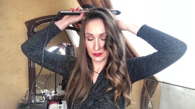 ЛЕГКАЯ УКЛАДКА.КРУПНЫЕ ЛОКОНЫ? #волосы #локоны #обьем #текстура #прически смотреть онлайн