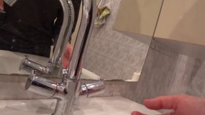 Как снять ручку с крана.