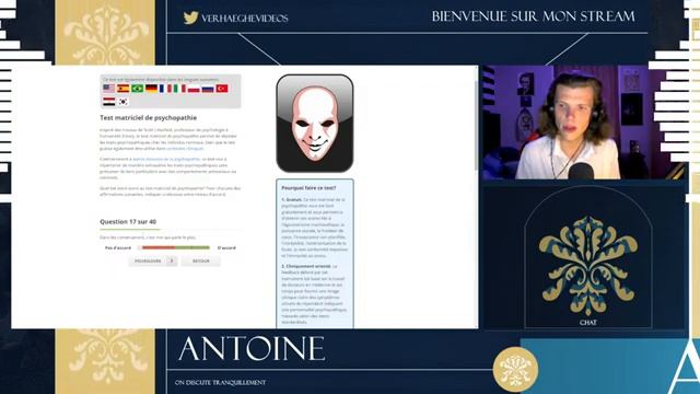 Je fais le test matriciel de psychopathie (IDRlabs.com) смотреть онлайн