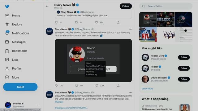 Roblox is releasing MUTUAL FRIENDS?!.. (Roblox update) смотреть онлайн