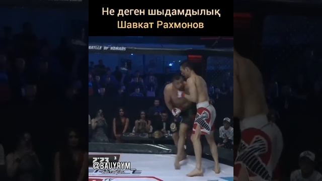 ШАВКАТ РАХМОНОВ ЧУТЬ НЕ ПРОИГРАЛ БОЙ | почти нокаут.... смотреть онлайн