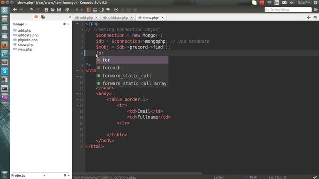 2. CRUD operations with php and mongodb - Showing/ GET data from MongoDB using PHP смотреть онлайн