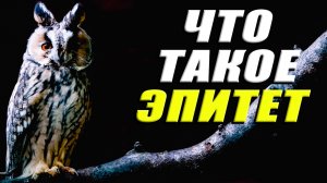 Что такое эпитет ?