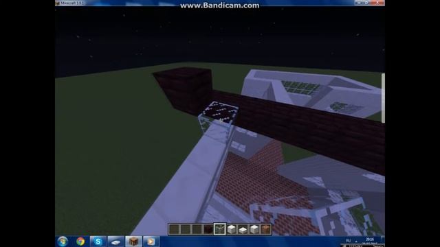 Строим Красивый дом в MineCraft (Крыша дома) смотреть онлайн