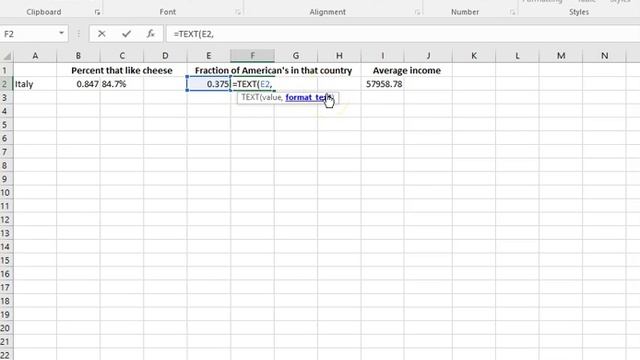 How To Use TEXT Function in Excel 2016 смотреть онлайн