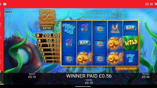 NEW GAME GOLD FISH FORTUNES BOTH BONUSES LOW STAKES ???? смотреть онлайн