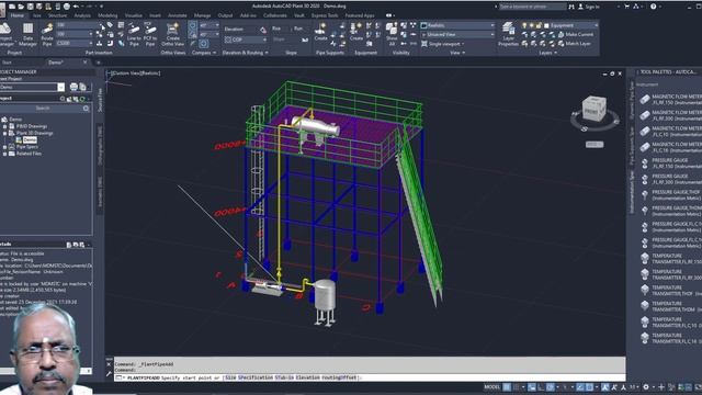 AutoCAD Plant 3D Demo in Tamil смотреть онлайн