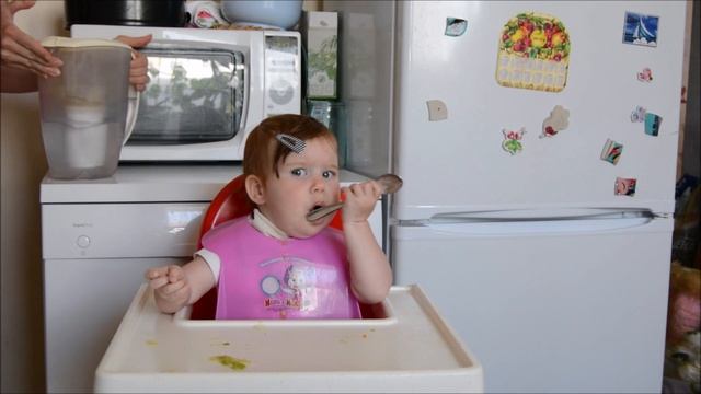 Влог Любит ли Катя овощной суп Игры с водой не удались