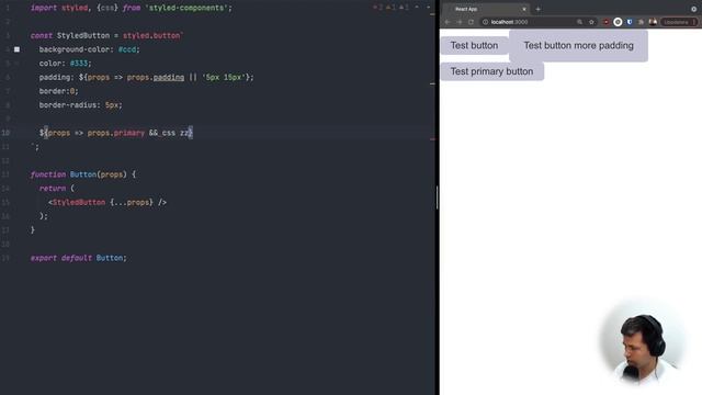 React.js Styled Components Crash Course [2022] смотреть онлайн
