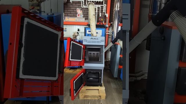 Твердотопливные котлы отопления для дома Ермак Стокер ПРО ( Stoker PRO ) смотреть онлайн