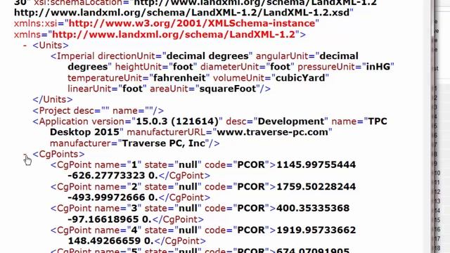 LandXML: Export смотреть онлайн