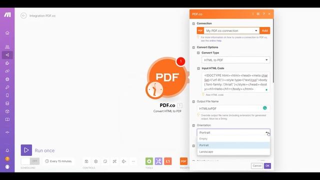 How to Convert HTML to PDF with PDF.co using Make (Formerly Integromat) смотреть онлайн