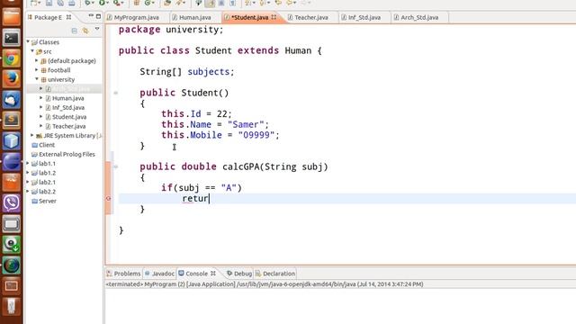 8. Intro to Java (Inheritance, Overriding and Overlapping) مقدمة لجافا смотреть онлайн
