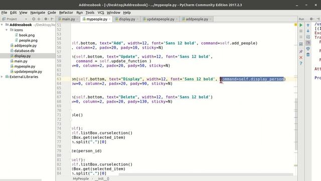 Python GUI Tutorial - 75 - PhoneBook App - display person смотреть онлайн