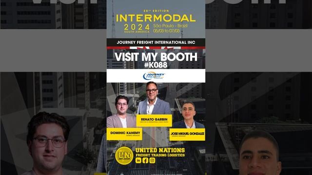 Visit our booth #K088 to meet Journey Freight International Inc. , CANADA at Intermodal 2024, Brazi смотреть онлайн