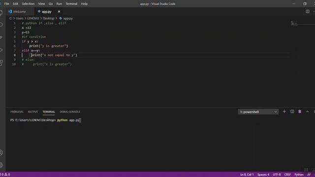 Python if/else/elif example (Under 1 minute) смотреть онлайн