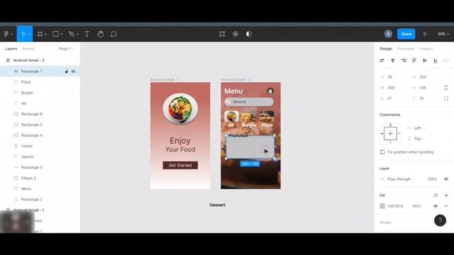 Food Ordering Mobile App Design in Figma (2022) смотреть онлайн