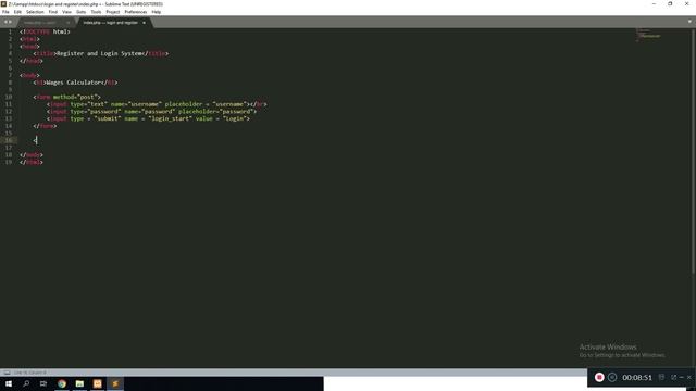 How to create a login and register system using php part 1 - basic tutorial смотреть онлайн