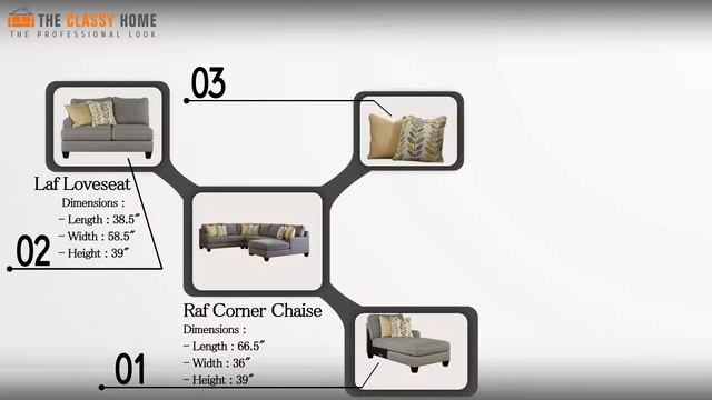 Chamberly Alloy Wood Sectional смотреть онлайн