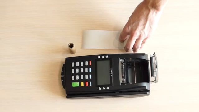 Замена чековой ленты на POS терминале Yarus C2100 смотреть онлайн