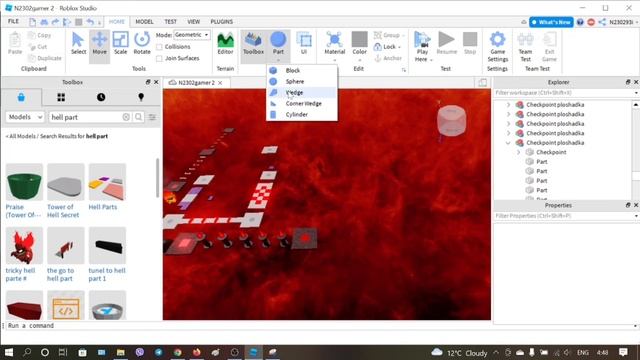 Роблокс созданию свою игру, Часть 2. Roblox creating game, part 2 смотреть онлайн