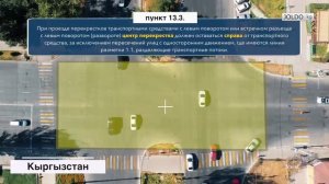 Про разворот по малому радиусу, на перекрестке с разделительной полосой.