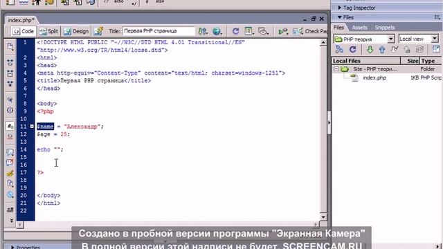 Evgeniy Popov PHP 1 iy urok смотреть онлайн