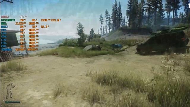 Intel QSRJ (10600k ES) + GTX1080Ti Vs Escape From Tarkov