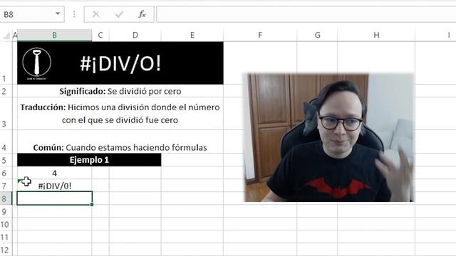 EXCEL 2022 Manejo de errores ERROR #¡DIV/0! en Excel смотреть онлайн