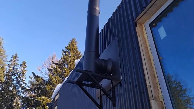 Установка печки - камина и дымохода своими руками. Печка "Сибирь". смотреть онлайн