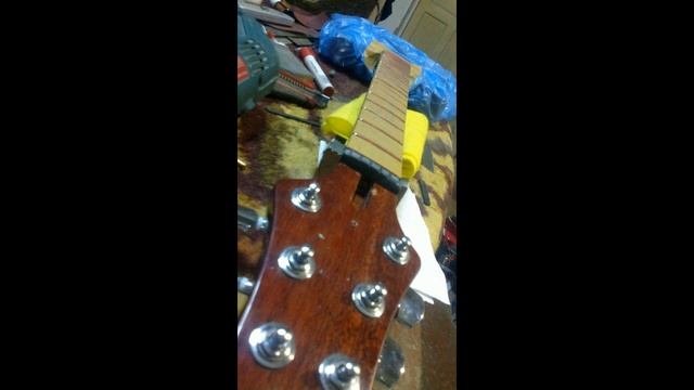 guitar SX (замена верхнего порожка.шлифовка ладов). смотреть онлайн