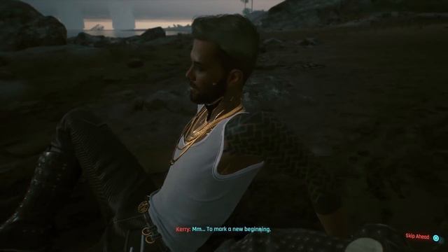 Cyberpunk 2077 - Boat Drinks: Talk To Kerry Eurodyne on Beach "Mark A New Beginning" PS5 Gameplay смотреть онлайн