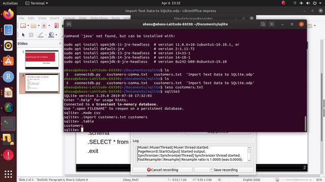 SQLite Import Text File into SQLite database as a table смотреть онлайн