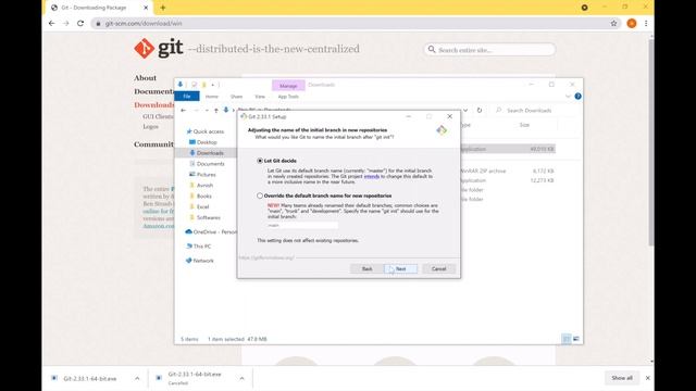 Git Installation Process смотреть онлайн