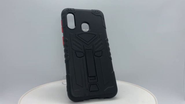 Чехол накладка на Samsung Galaxy A20e, Caseport, серия Dual X, черного цвета смотреть онлайн