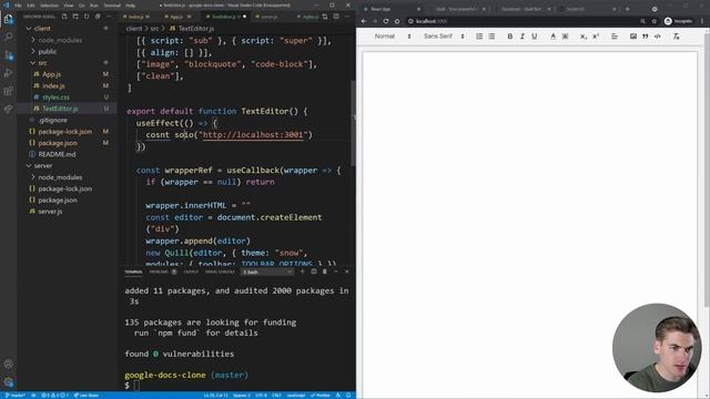 How To Build A Google Docs Clone With React, Socket.io, and MongoDB смотреть онлайн