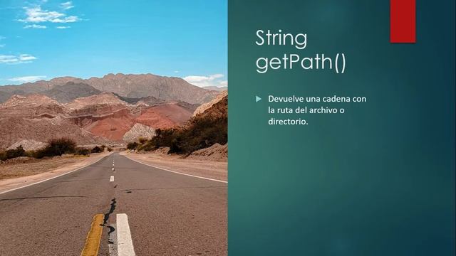 Clase File Java | Método getPath() смотреть онлайн