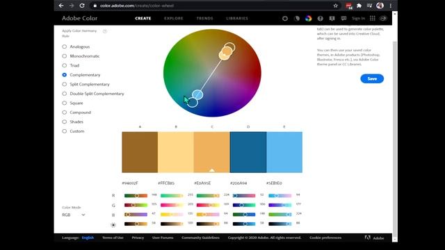 Adobe's Color Wheel - Free Tool to help you pick the right colors смотреть онлайн