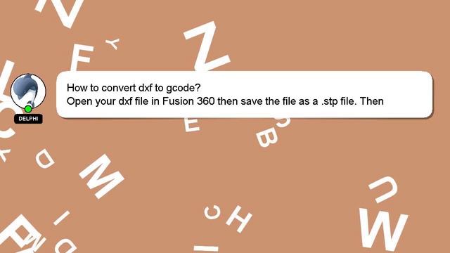 How to convert dxf to gcode? смотреть онлайн