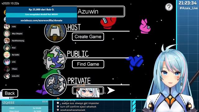 【AMONG US】NIJISANJI COLLAB! Let's have fun sus-ing?!【NIJISANJI ID】 смотреть онлайн